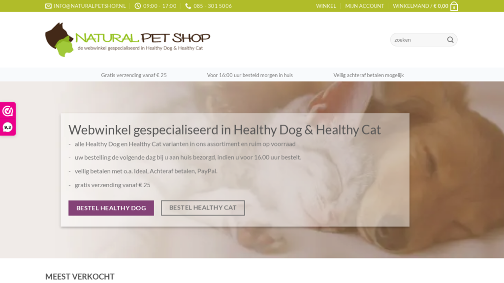 afbeelding Natural Pet Shop